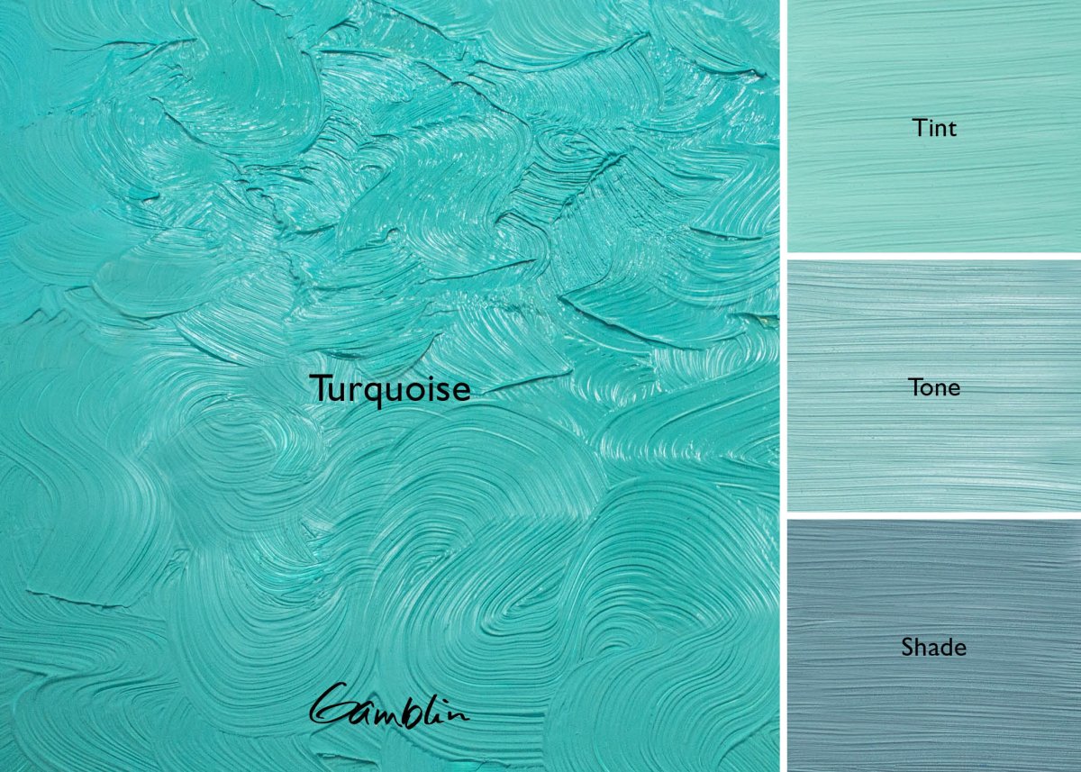 Gamblin 1980 Oil Color - 150ml - Turquoise - The Merri Artist - merriartist.com