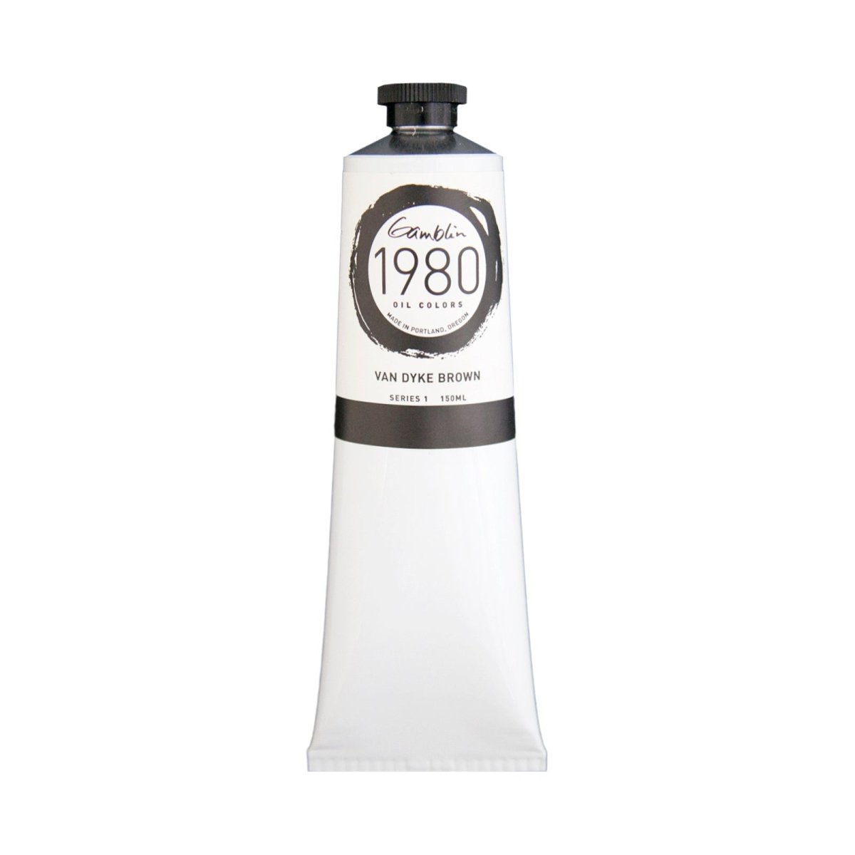 Gamblin 1980 Oil Color - 150ml - van Dyke Brown - The Merri Artist - merriartist.com