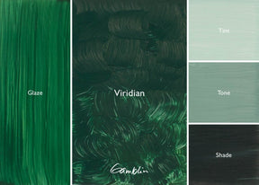 Gamblin 1980 Oil Color - 150ml - Viridian - The Merri Artist - merriartist.com
