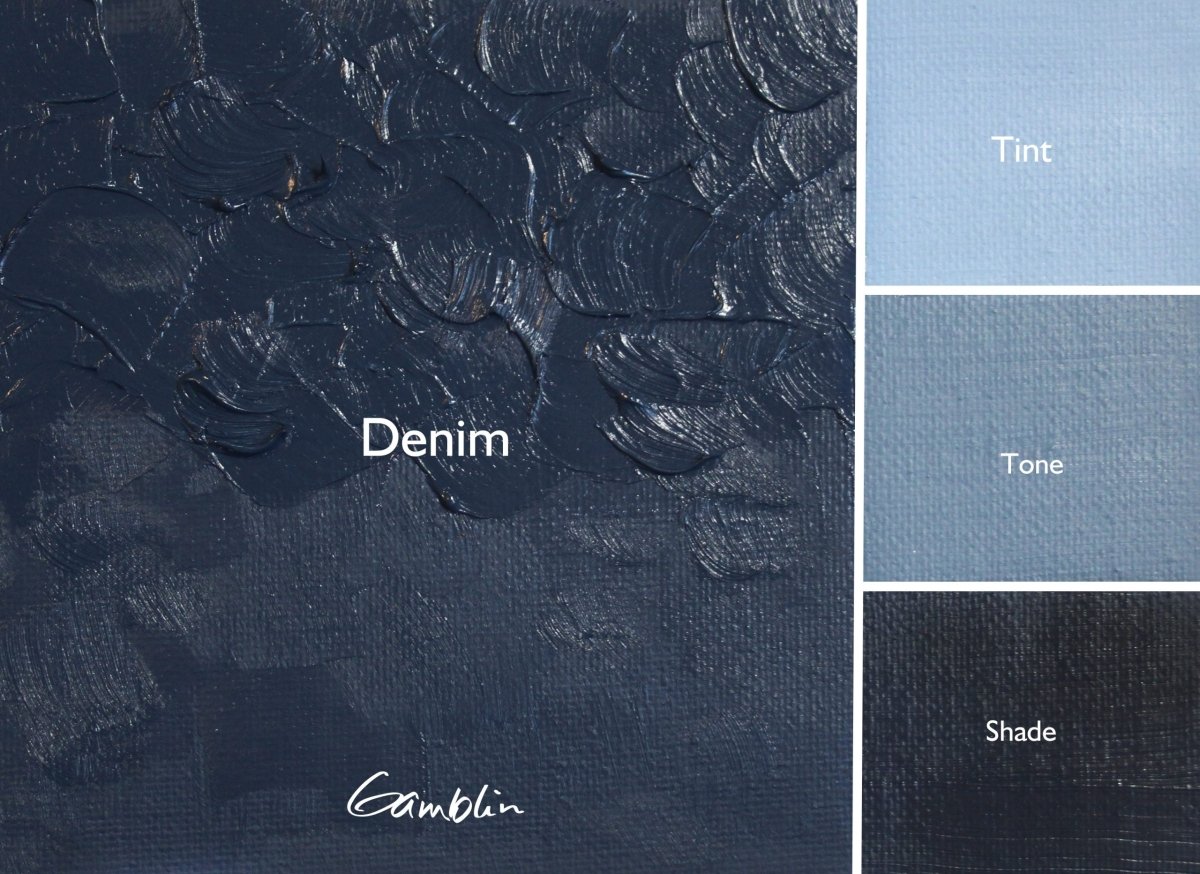 Gamblin 1980 Oil Color - 37ml - Denim Blue - The Merri Artist - merriartist.com