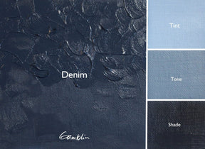 Gamblin 1980 Oil Color - 37ml - Denim Blue - The Merri Artist - merriartist.com