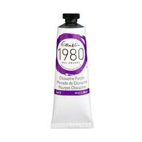 Gamblin 1980 Oil Color - 37ml - Dioxazine Purple - The Merri Artist - merriartist.com