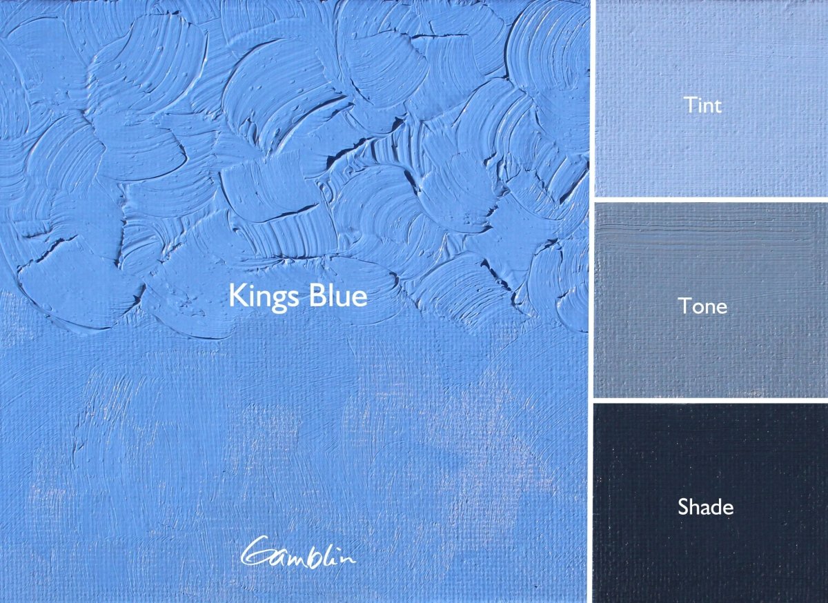 Gamblin 1980 Oil Color - 37ml - Kings Blue - The Merri Artist - merriartist.com