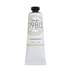 Gamblin 1980 Oil Color - 37ml - Titanium Buff - The Merri Artist - merriartist.com