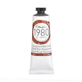 Gamblin 1980 Oil Color - 37ml - Transparent Red Oxide - The Merri Artist - merriartist.com