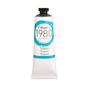 Gamblin 1980 Oil Color - 37ml - Turquoise - The Merri Artist - merriartist.com