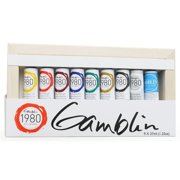 Gamblin 1980 Oil Colors - 8 Color Introductory Set - The Merri Artist - merriartist.com