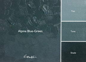 Gamblin Artist's Oil Colors Alpine Blue Green 37 ml - The Merri Artist - merriartist.com