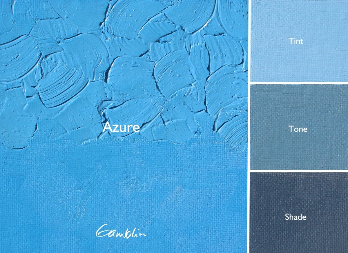 Gamblin Artist's Oil Colors Azure 37 ml - The Merri Artist - merriartist.com