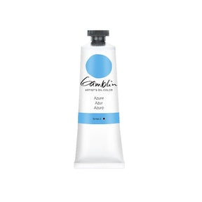 Gamblin Artist's Oil Colors Azure 37 ml - The Merri Artist - merriartist.com