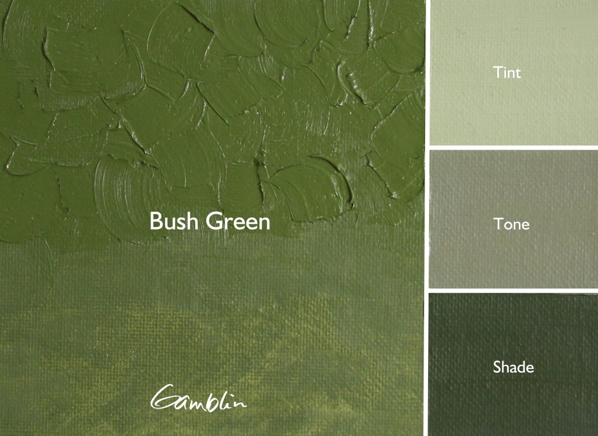 Gamblin Artist's Oil Colors Bush Green 37 ml - The Merri Artist - merriartist.com