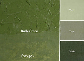 Gamblin Artist's Oil Colors Bush Green 37 ml - The Merri Artist - merriartist.com