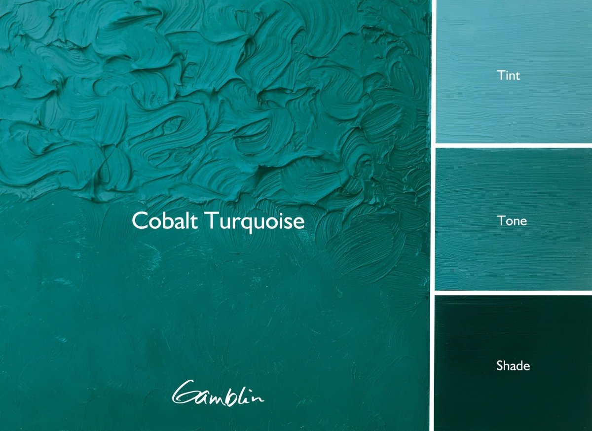 Gamblin Artist's Oil Colors Cobalt Turquoise 37 ml - The Merri Artist - merriartist.com