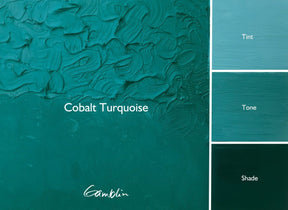 Gamblin Artist's Oil Colors Cobalt Turquoise 37 ml - The Merri Artist - merriartist.com