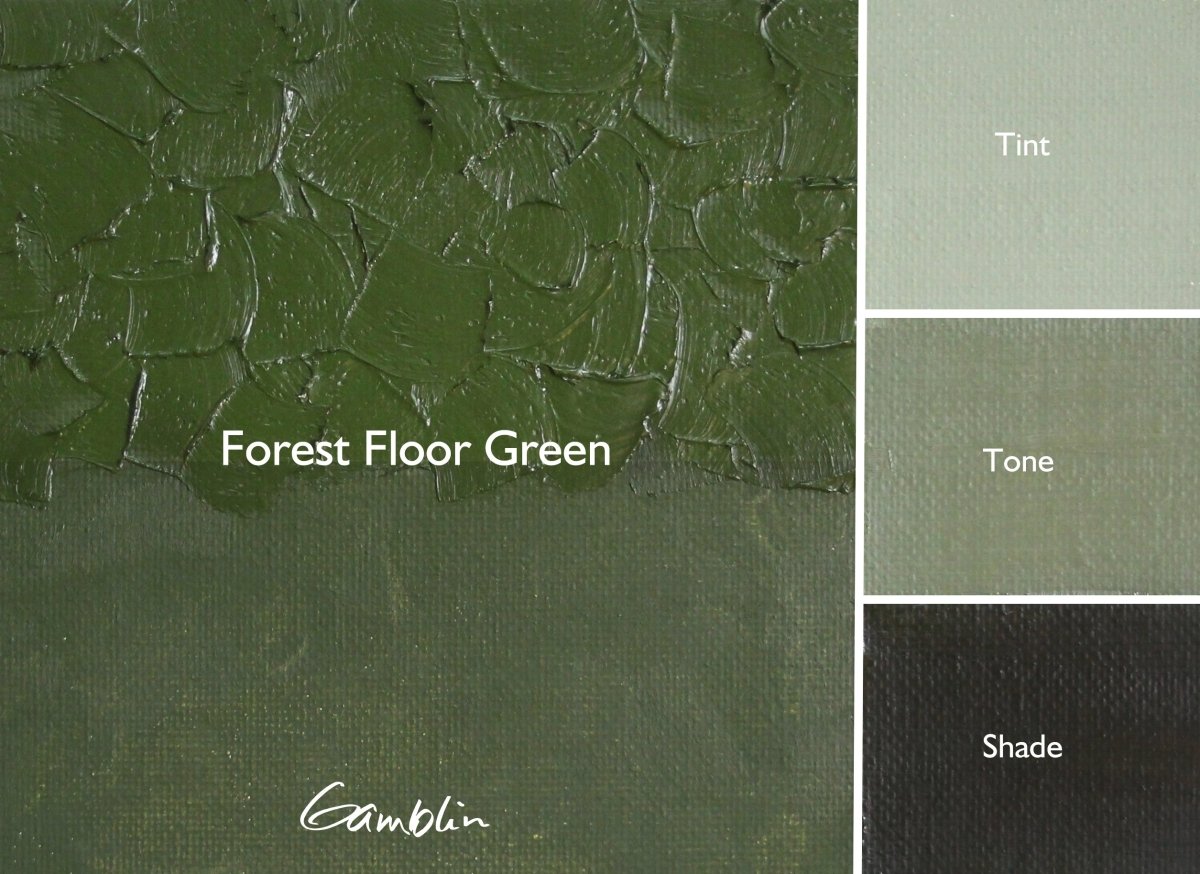 Gamblin Artist's Oil Colors Forest Floor Green 37 ml - The Merri Artist - merriartist.com