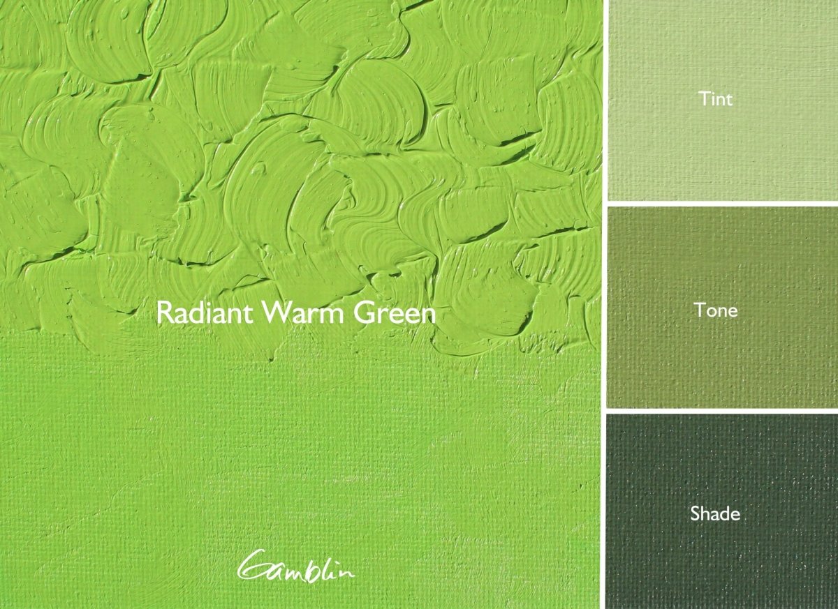 Gamblin Artist's Oil Colors Radiant Warm Green 37 ml - The Merri Artist - merriartist.com
