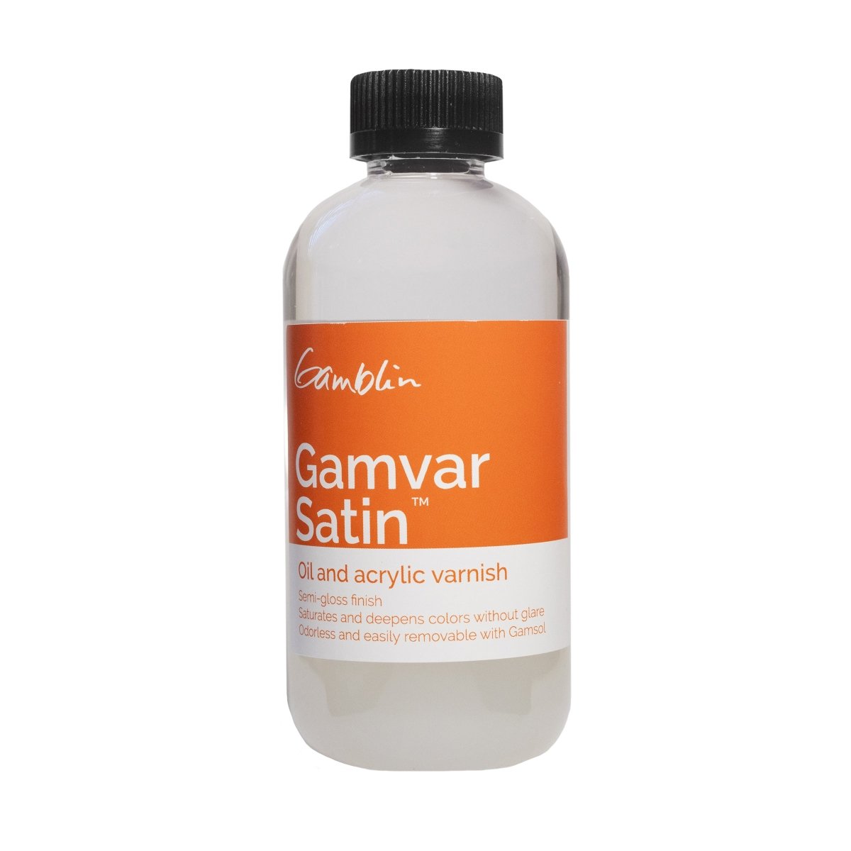 Gamblin Gamvar Picture Varnish - Satin 8.5 fl oz. - The Merri Artist - merriartist.com
