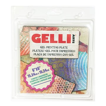 Gelli Arts Printing Plate 6" x 6" - The Merri Artist - merriartist.com