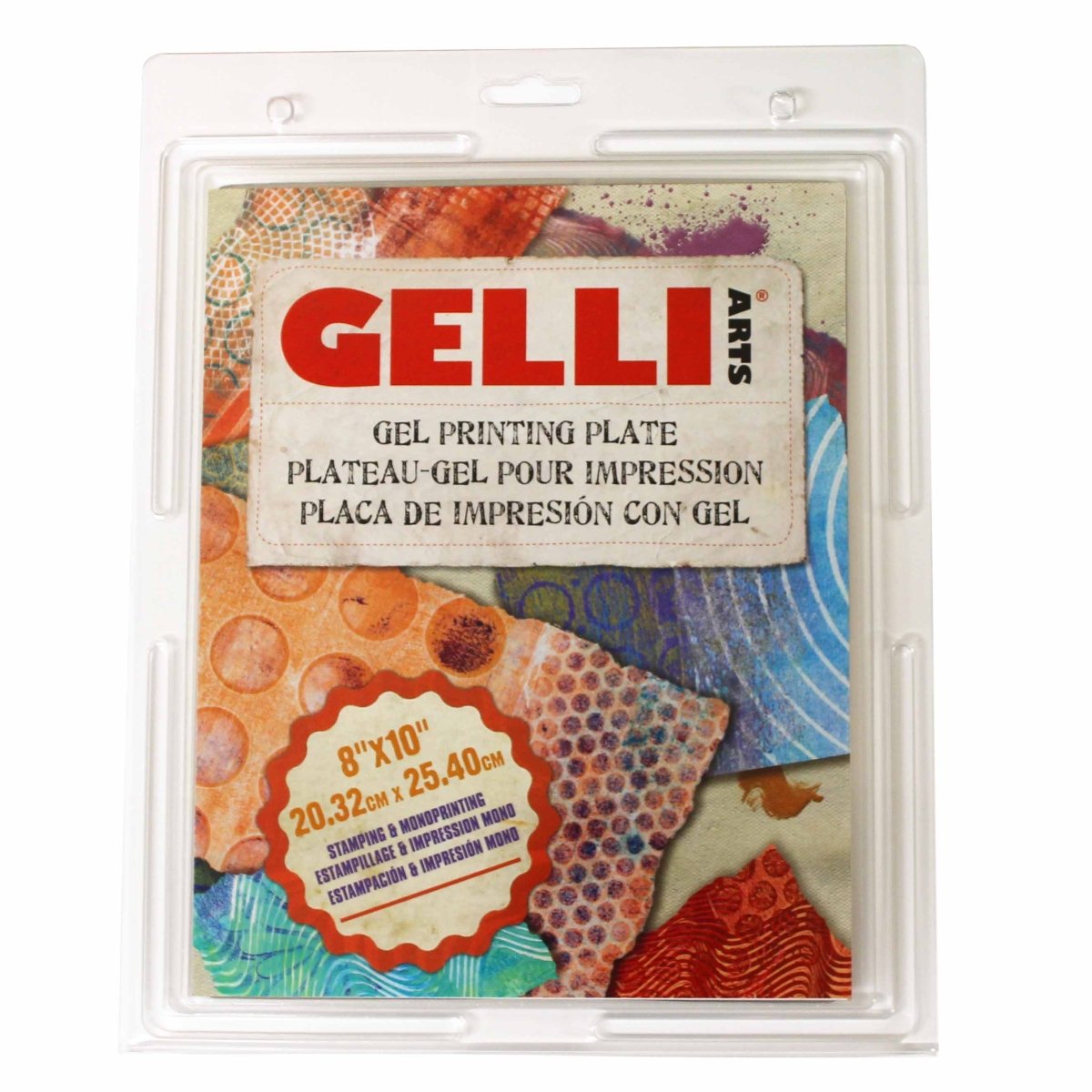 Gelli Arts Printing Plate 8" x 10" - The Merri Artist - merriartist.com