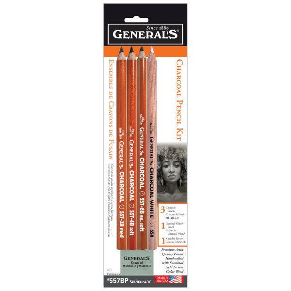 General Charcoal Pencil Kit - The Merri Artist - merriartist.com