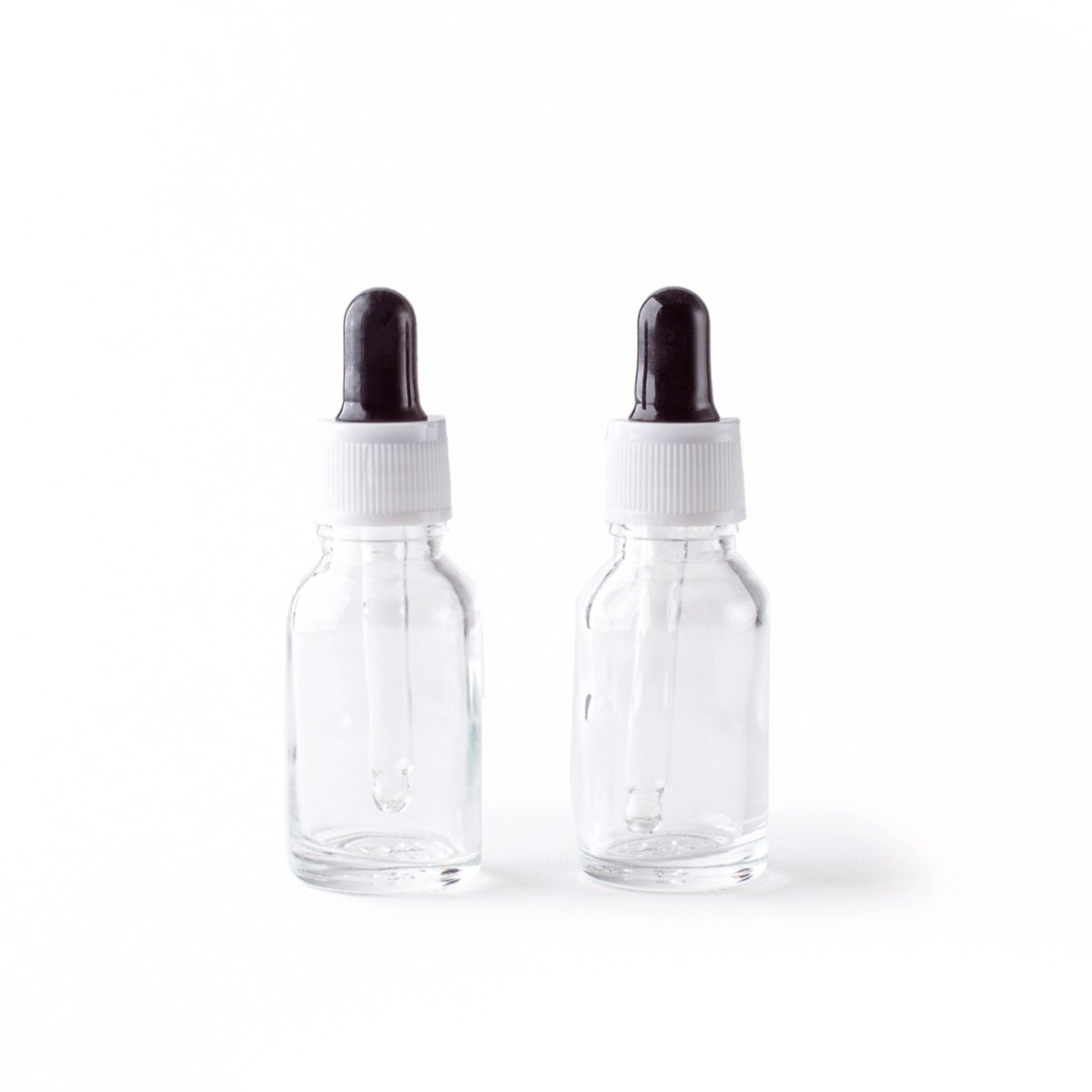 Glass Drop Bottles 15ml, 2 - ct - The Merri Artist - merriartist.com