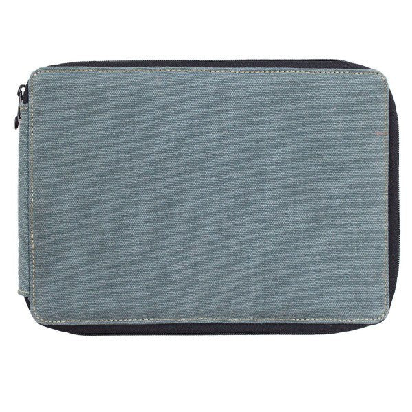 Global Art Canvas Pencil Case 120 Capacity - Steel Blue - The Merri Artist - merriartist.com