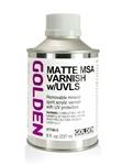 Golden MSA Varnish with UVLS - Matte - 8 oz - The Merri Artist - merriartist.com