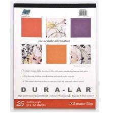 Grafix Dura - Lar Matte Film .005 inch - 9x12 inch Pad - The Merri Artist - merriartist.com