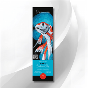 Hahnemuehle Mix Media Black Bookmark Pad - 250gsm, 20 sheet pad - The Merri Artist - merriartist.com
