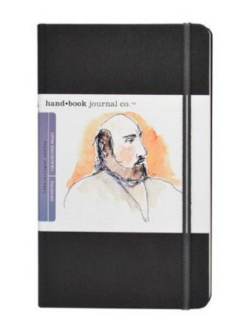 Handbook Travelogue Series Artists Journal 5.5"X8.25" Portrait - Ivory Black - The Merri Artist - merriartist.com