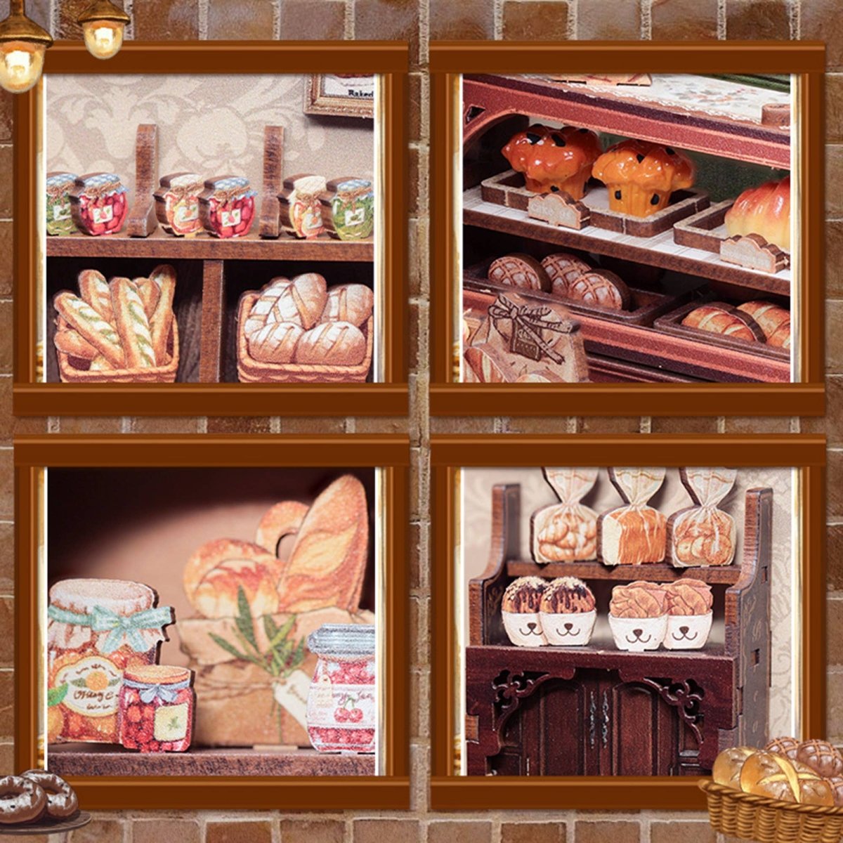 Hands Craft - DIY Book Nook Kit: Mrs. Hunt Bakery - The Merri Artist - merriartist.com