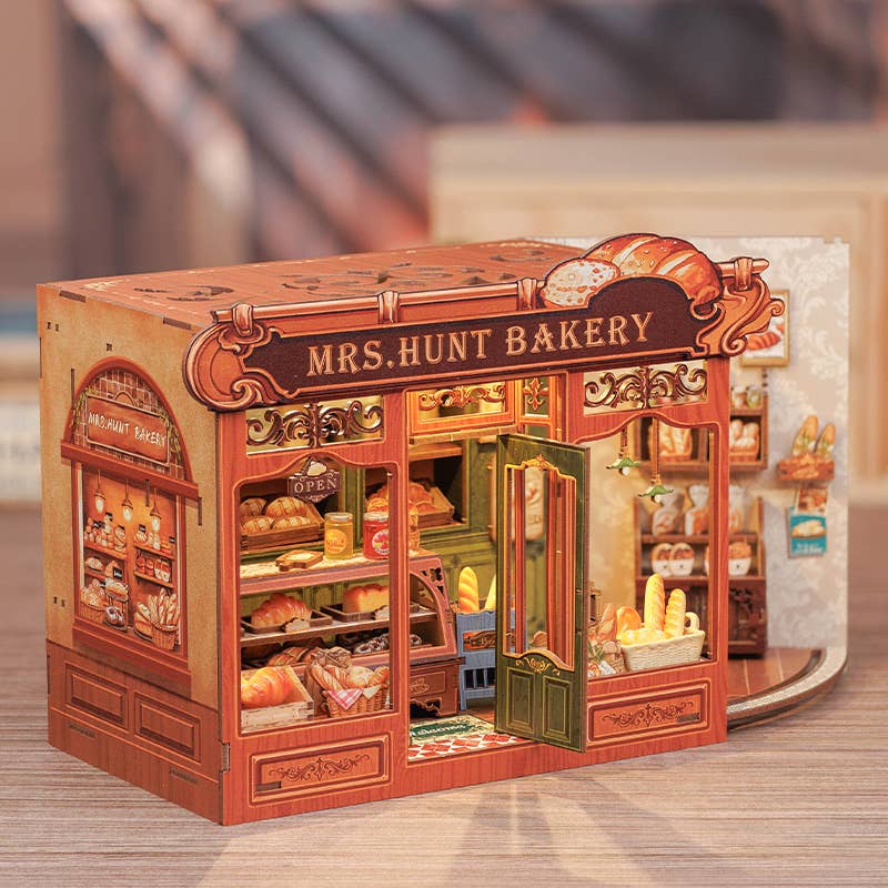 Hands Craft - DIY Book Nook Kit: Mrs. Hunt Bakery - The Merri Artist - merriartist.com