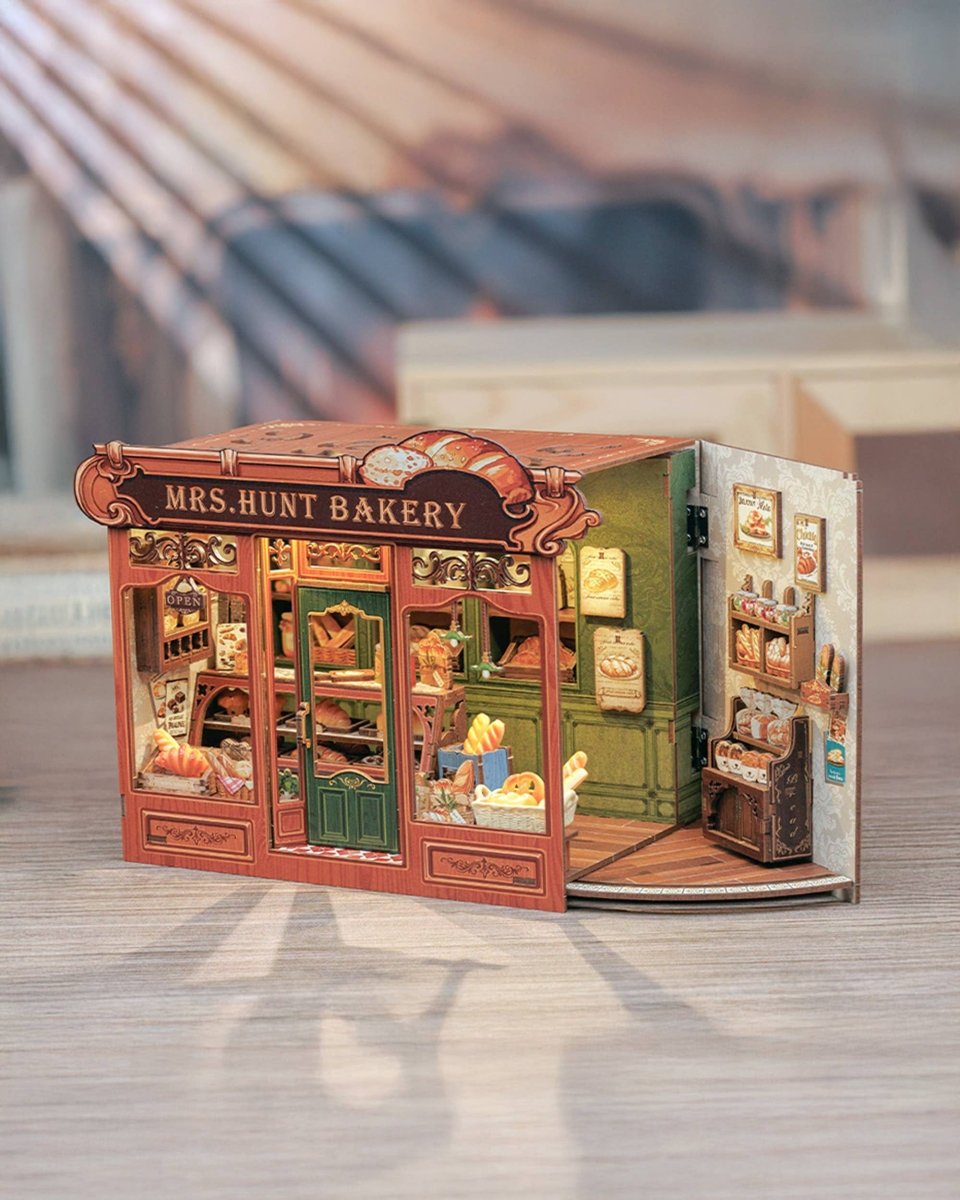 Hands Craft - DIY Book Nook Kit: Mrs. Hunt Bakery - The Merri Artist - merriartist.com