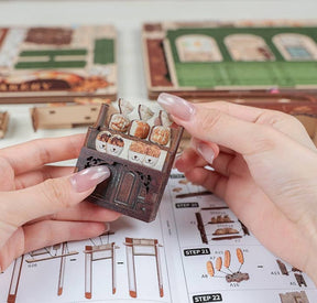 Hands Craft - DIY Book Nook Kit: Mrs. Hunt Bakery - The Merri Artist - merriartist.com