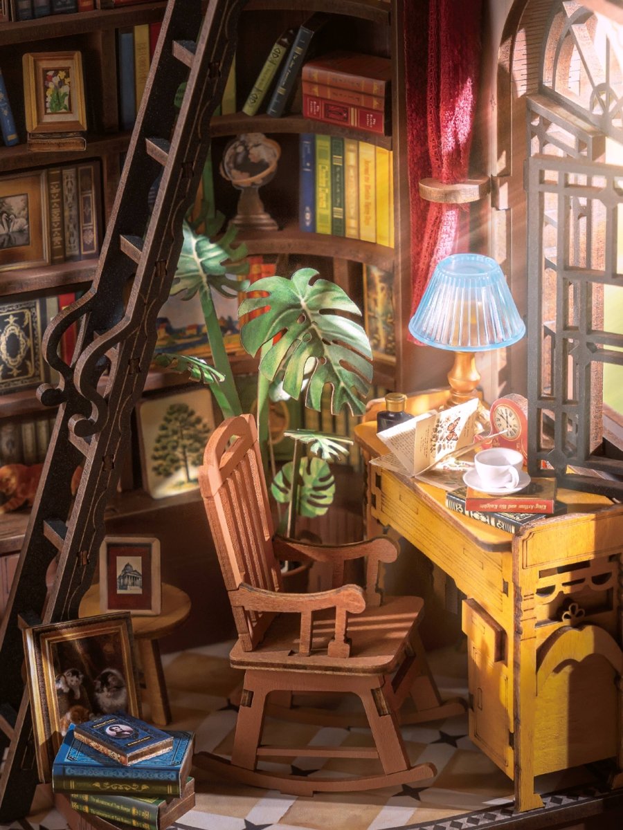 Hands Craft - DIY Book Nook Kit: Silent Corner Study - The Merri Artist - merriartist.com