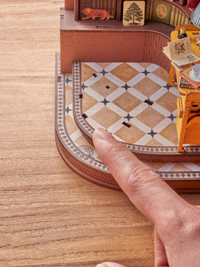 Hands Craft - DIY Book Nook Kit: Silent Corner Study - The Merri Artist - merriartist.com