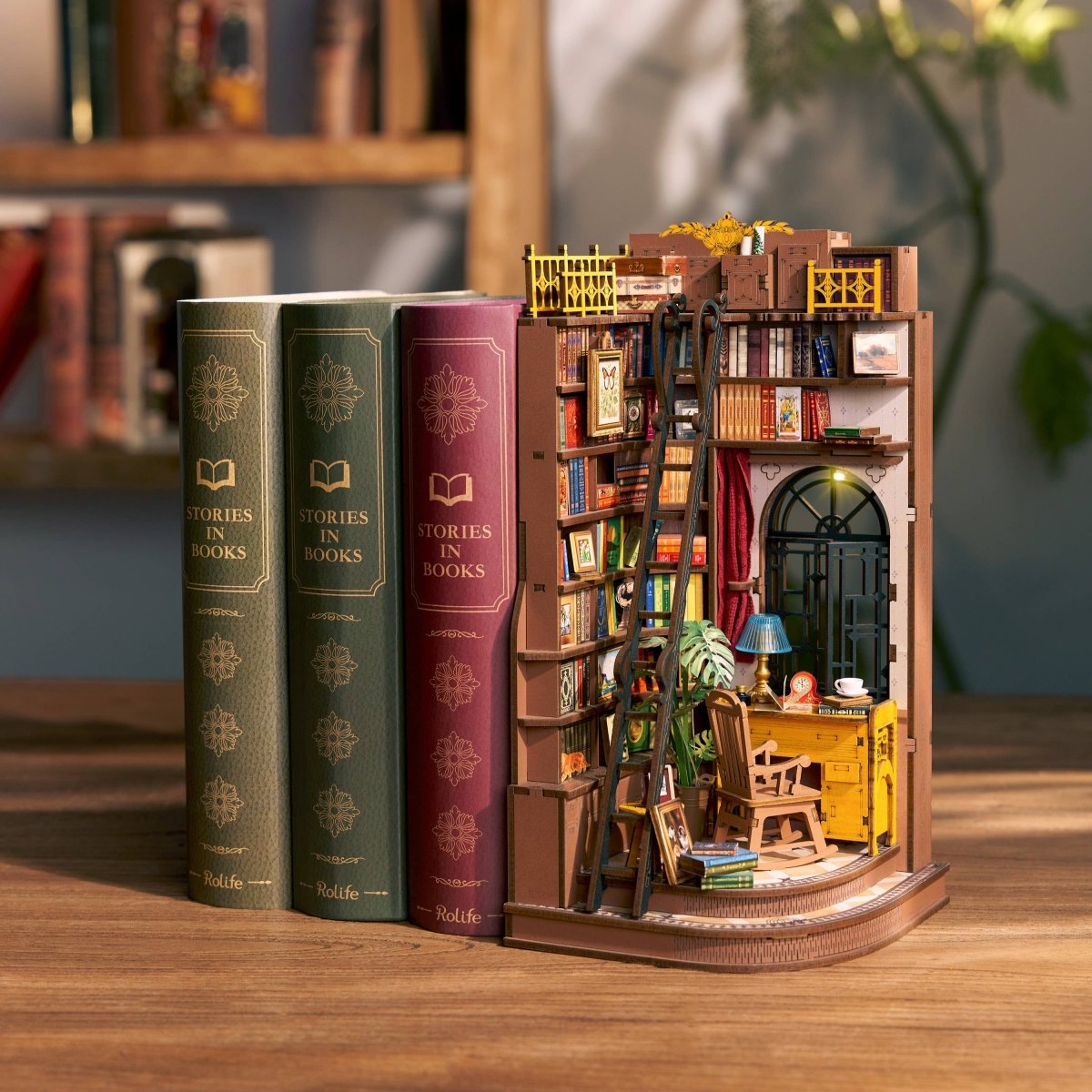 Hands Craft - DIY Book Nook Kit: Silent Corner Study - The Merri Artist - merriartist.com