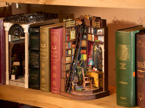 Hands Craft - DIY Book Nook Kit: Silent Corner Study - The Merri Artist - merriartist.com