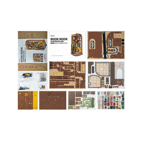 Hands Craft - DIY Book Nook Kit: Silent Corner Study - The Merri Artist - merriartist.com