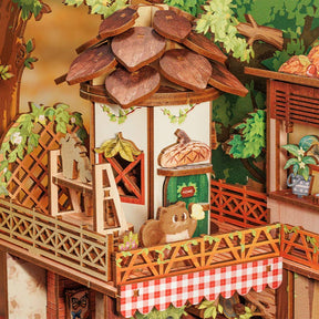 Hands Craft - DIY Book Nook Kit: Squirrel Collector with Dust Cover - The Merri Artist - merriartist.com