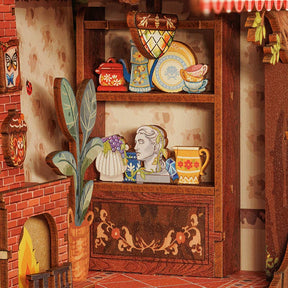 Hands Craft - DIY Book Nook Kit: Squirrel Collector with Dust Cover - The Merri Artist - merriartist.com