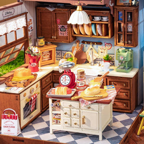 Hands Craft - DIY Miniature House Kit: Baking Kitchen - The Merri Artist - merriartist.com