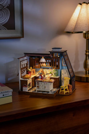 Hands Craft - DIY Miniature House Kit: Baking Kitchen - The Merri Artist - merriartist.com