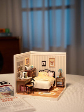 Hands Craft - DIY Miniature House Kit: Cozy Living Lounge - The Merri Artist - merriartist.com