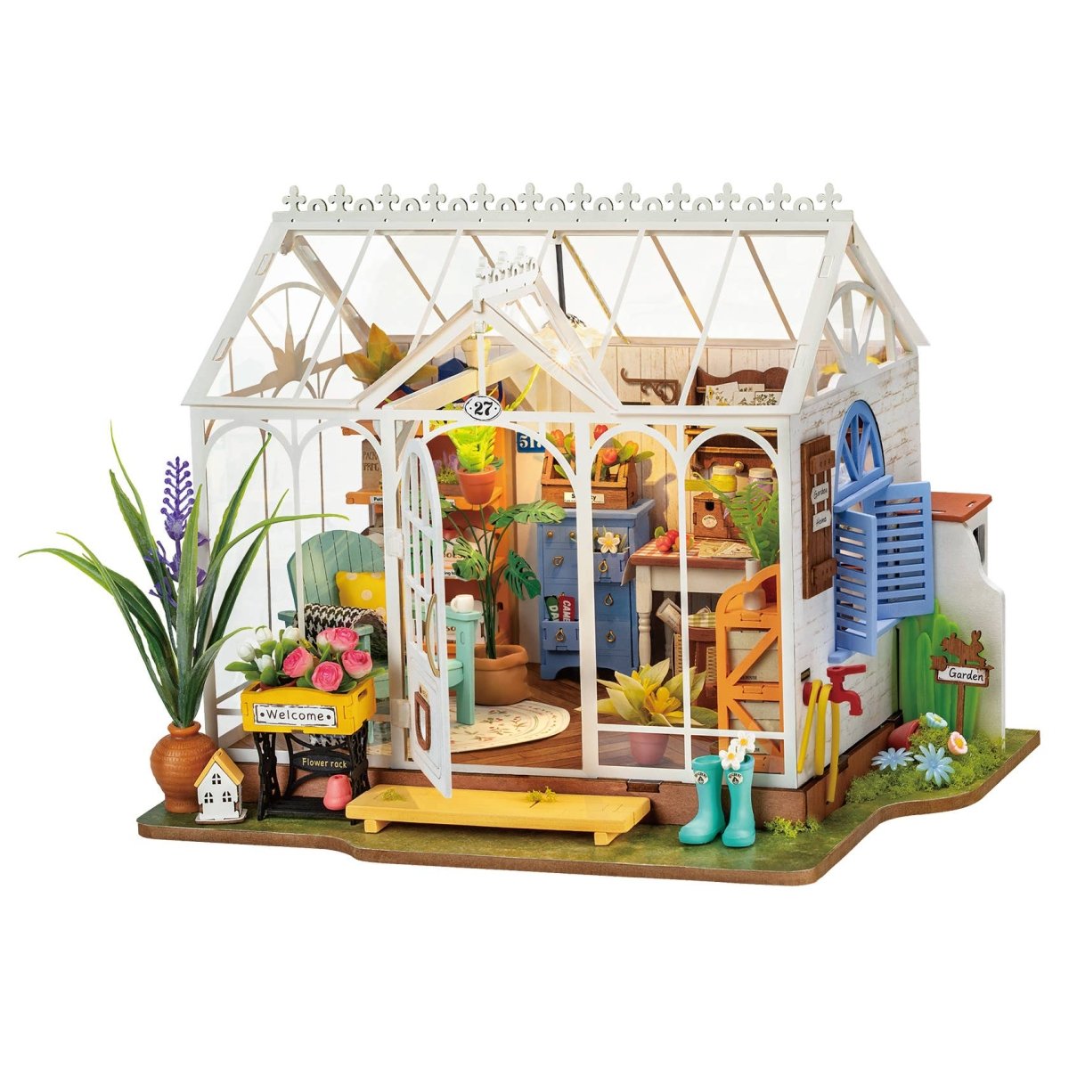 Hands Craft - DIY Miniature House Kit: Dreamy Garden House - The Merri Artist - merriartist.com