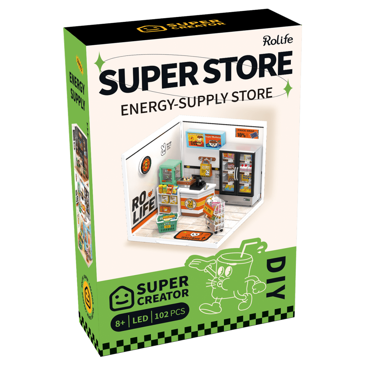 Hands Craft - DIY Miniature House Kit: Energy Supply Store - The Merri Artist - merriartist.com