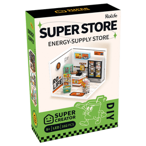 Hands Craft - DIY Miniature House Kit: Energy Supply Store - The Merri Artist - merriartist.com