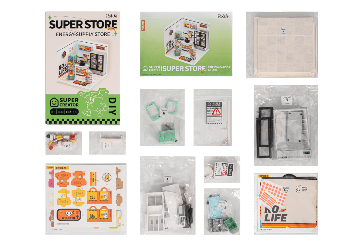 Hands Craft - DIY Miniature House Kit: Energy Supply Store - The Merri Artist - merriartist.com