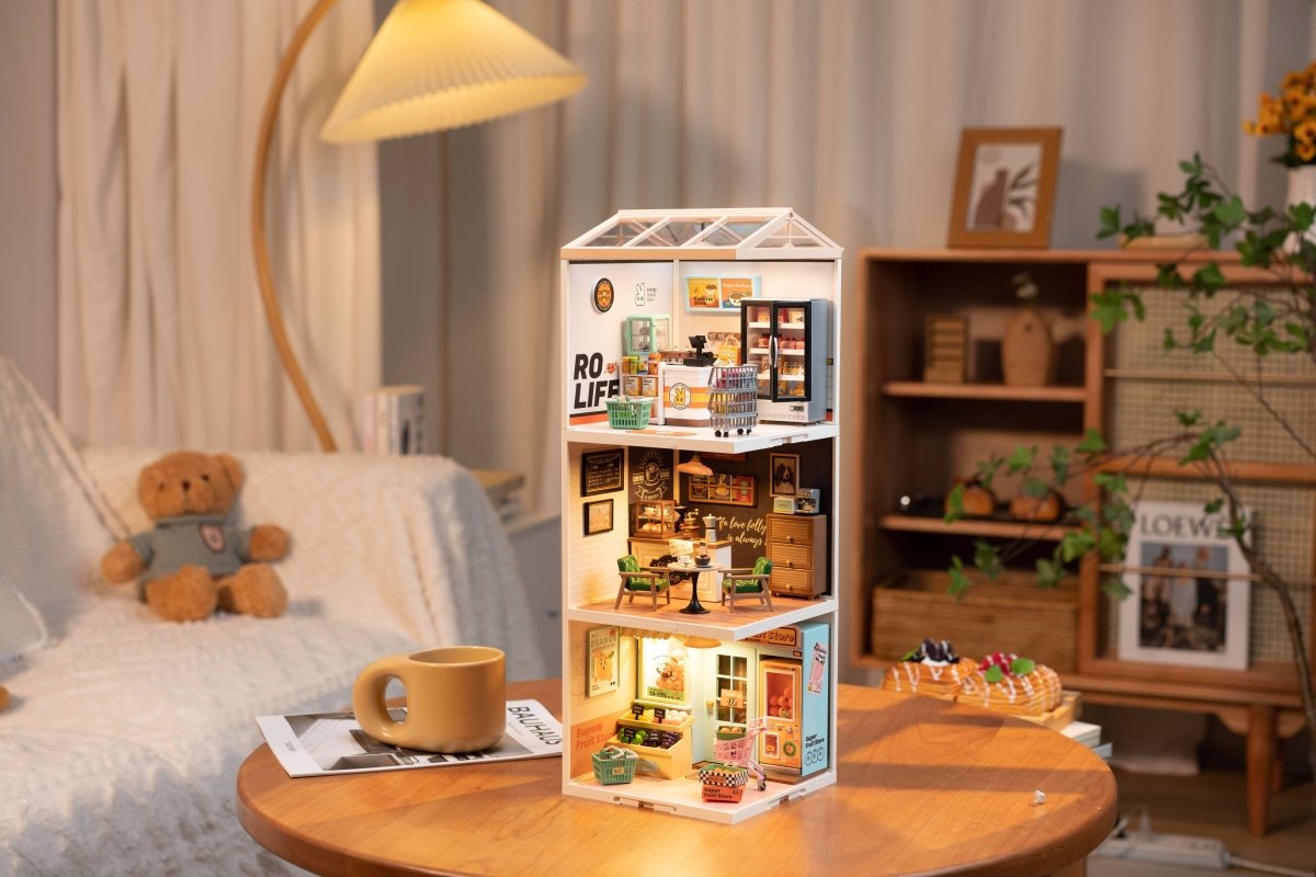 Hands Craft - DIY Miniature House Kit: Energy Supply Store - The Merri Artist - merriartist.com