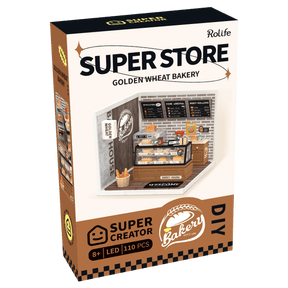 Hands Craft - DIY Miniature House Kit: Golden Wheat Bakery - The Merri Artist - merriartist.com